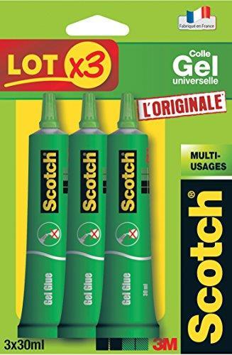 Scotch Tubetti di colla gel, set da 3