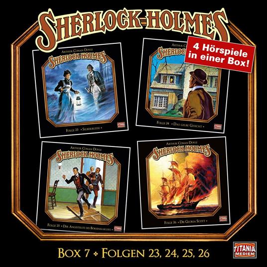 Sherlock Holmes - Die geheimen Fälle des Meisterdetektivs, Box 7: Folgen 23, 24, 25, 26