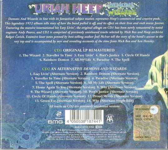 Demons and Wizards - CD Audio di Uriah Heep - 2