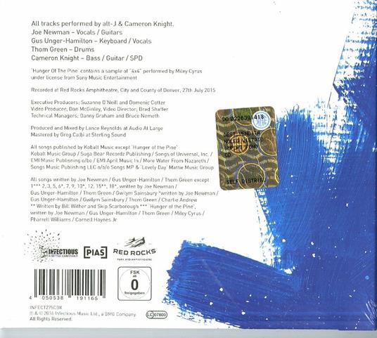 Live at Red Rocks - CD Audio + DVD di Alt-J - 2