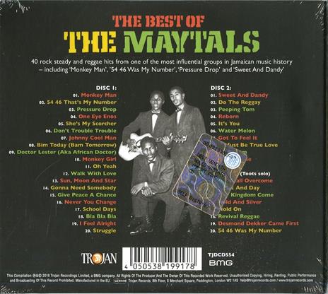 Best of - CD Audio di Maytals - 2