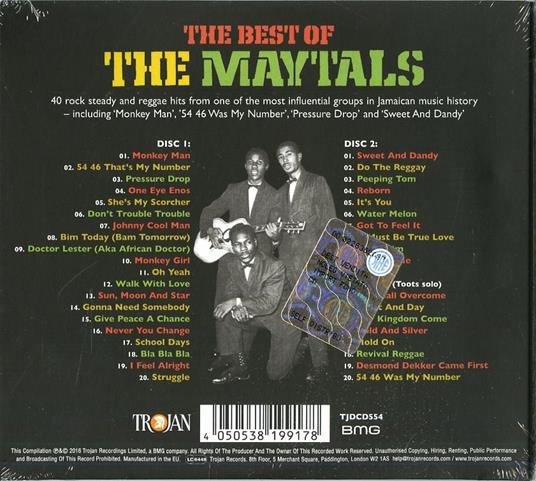 Best of - CD Audio di Maytals - 2