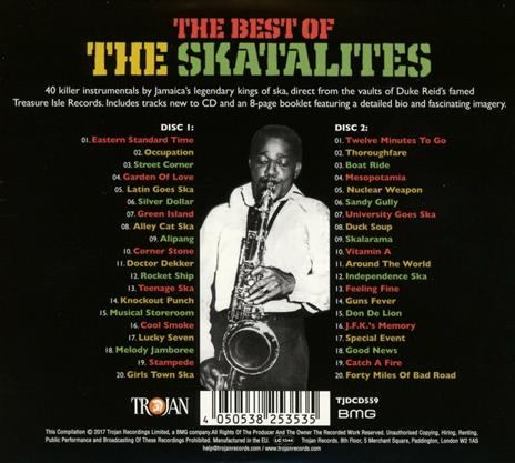 The Best of the Skatalites - CD Audio di Skatalites - 2