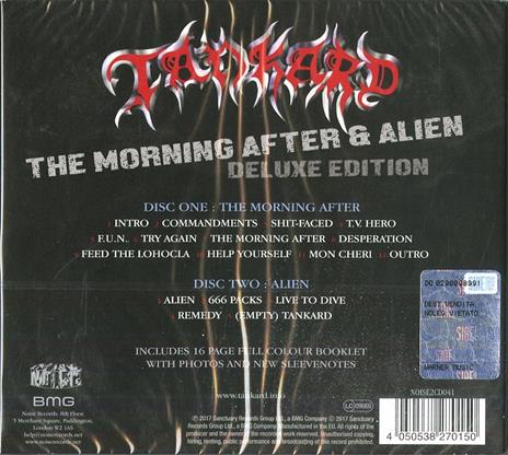 The Morning After - Alien Ep (Deluxe Edition) - CD Audio di Tankard - 2