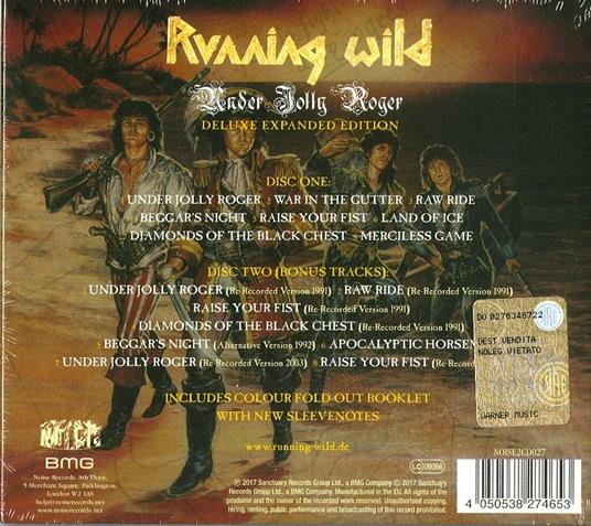 Under Jolly Roger (Expanded Edition) - CD Audio di Running Wild - 2