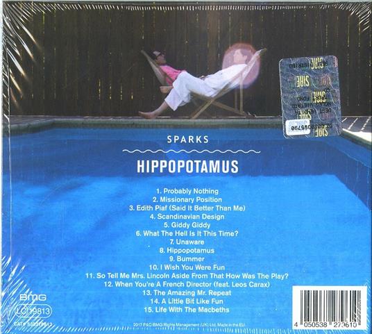 Hippopotamus - CD Audio di Sparks - 2