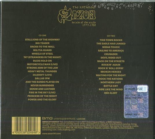 Decade of the Eagle 1979-1988 - CD Audio di Saxon - 2