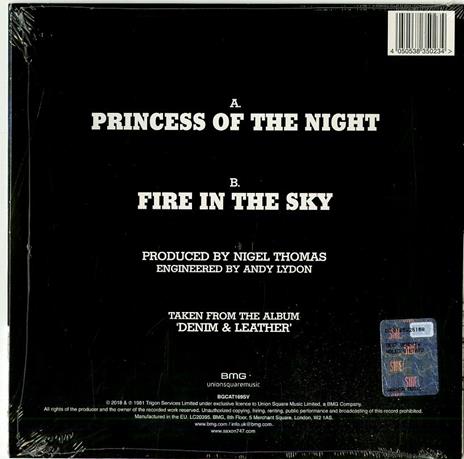 Princess of the Night (Limited Edition) - Vinile LP di Saxon - 2