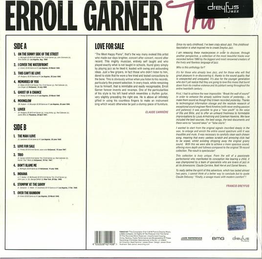 Trio - Vinile LP di Erroll Garner - 2