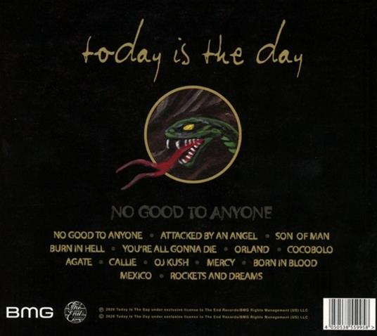 No Good to Anyone - CD Audio di Today Is the Day