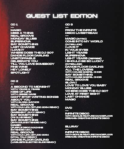 Disco. Guest List Edition (3 CD + DVD + Blu-ray) - CD Audio + DVD + Blu-ray di Kylie Minogue - 3