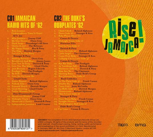 Rise Jamaica. Jamaican Independence Special - CD Audio - 3