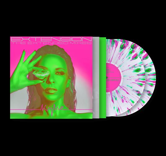 Extension (The Extended Mixes) (Doppio Vinile Rosa Fluo e Verde Splatter) - Vinile LP di Kylie Minogue