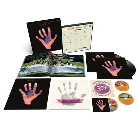 Living in the Material World (50th Anniversary Super Deluxe Box Set Edition: 2 LP + 2 CD + Blu-ray + 7" Vinyl) - Vinile LP + CD Audio + Blu-ray di George Harrison - 2