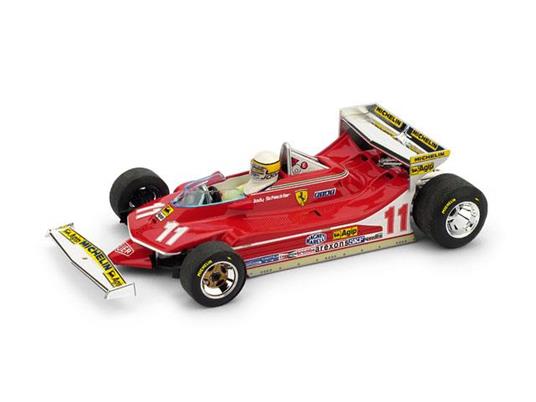 Ferrari 312 T4 J. Scheckter 1979 #11 Winner Monaco Gp + Pilota 1:43 Model Bm0513Ch - 2