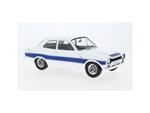 MODELCARGROUP MCG18385 FORD ESCORT MK I RS 2000 1973 WHITE/BLUE 1:18 Modellino