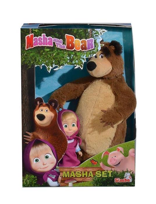 Masha & Orso. Minidoll Classica Con Orso Plush 25 Cm - 45