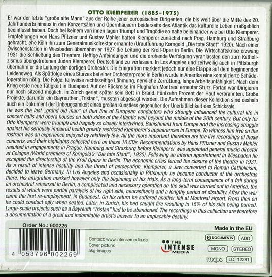 Live in Concert - CD Audio di Otto Klemperer - 2