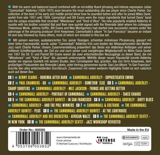 Milestones of a Legend. 17 Original Albums - CD Audio di Julian Cannonball Adderley - 2