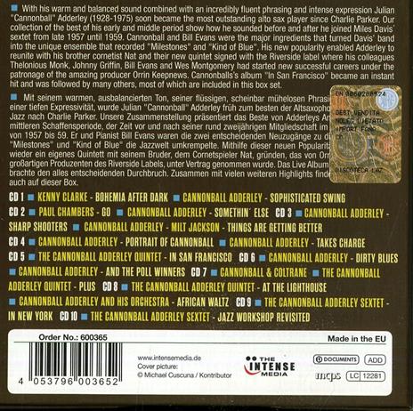 Milestones of a Legend. 17 Original Albums - CD Audio di Julian Cannonball Adderley - 3