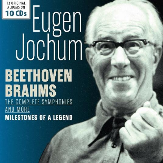 Sinfonie complete - CD Audio di Ludwig van Beethoven,Johannes Brahms,Eugen Jochum