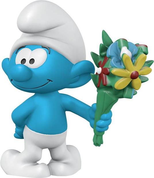 Puffo con Mazzo Di Fiori Schleich - 2