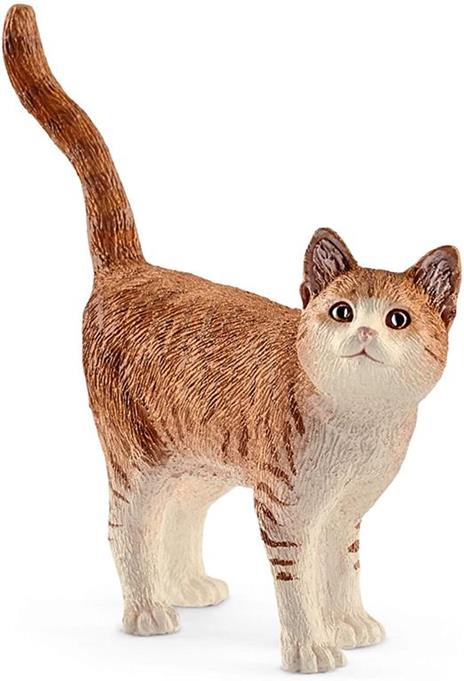 Gatto Rosso In Piedi Schleich (13836)