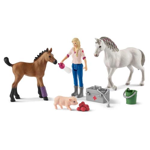 Veterinaria Con Puledro E Cavallo Schleich (42486)