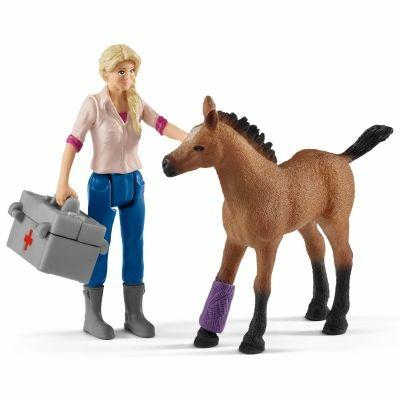 Veterinaria Con Puledro E Cavallo Schleich (42486) - 3