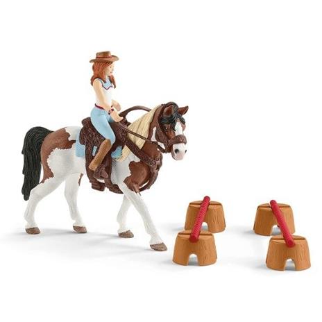 Horse Club Hanna Circuito Equitazione Americana Schleich (42441) - 4