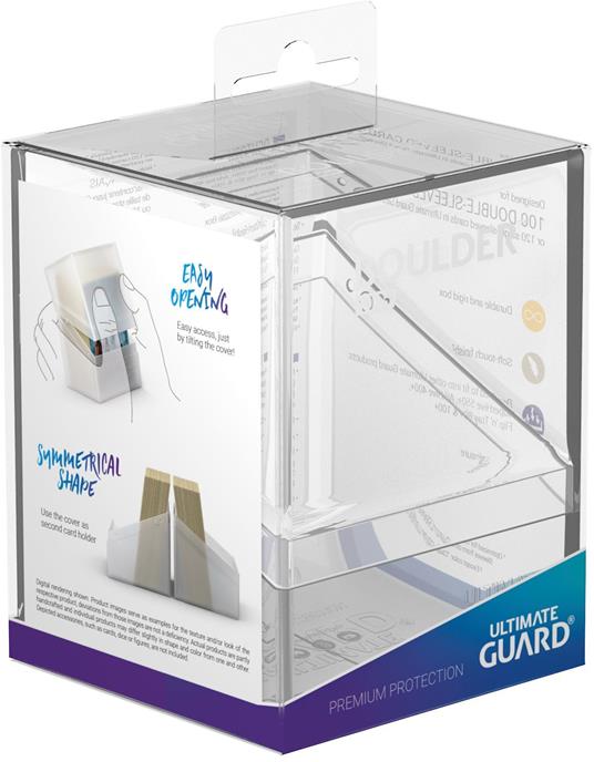 Ultimate Guard Boulder Deck Case 100+ Standard Size Clear - 6