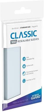 Ultimate Guard Classic Sleeves Resealable Standard Size Transparent (100) Ultimate Guard