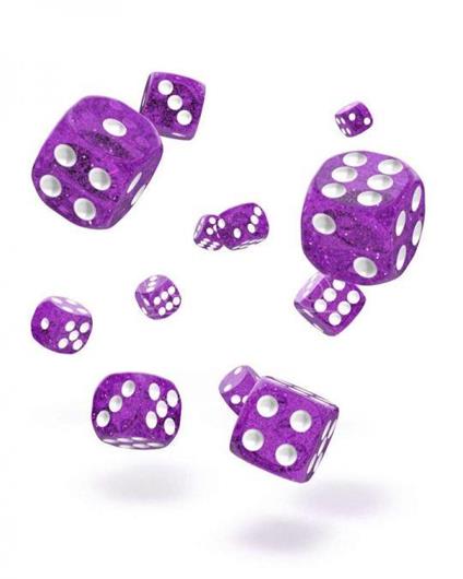 Oakie Doakie Dice D6 Dice 12 Mm Speckled - Purple (36) Oakie Doakie Dice