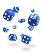 Oakie Doakie Dice D6 Dice 12 Mm Solid - Blue (36) Oakie Doakie Dice