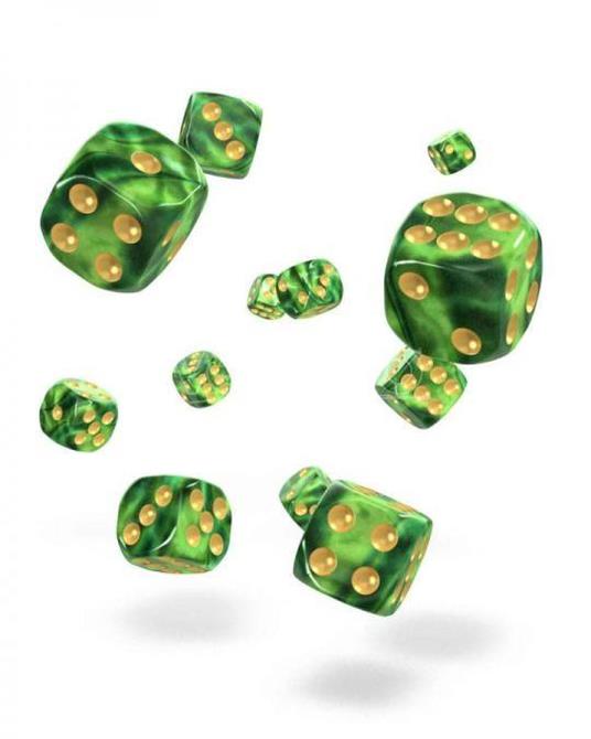 Oakie Doakie Dice D6 Dice 12 Mm Gemidice - Jungle (36) Oakie Doakie Dice