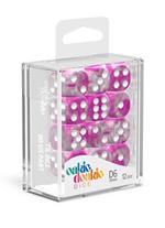 Oakie Doakie Dice D6 Dice 16 mm Gemidice - Magnolia (12)