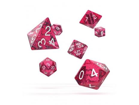 Oakie Doakie Dice RPG Set Speckled - Pink (7) Oakie Doakie Dice - 2