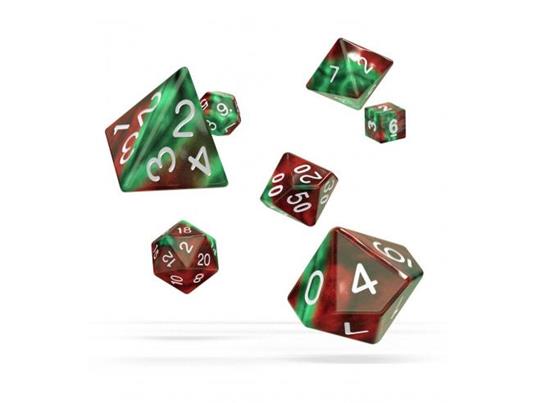 Oakie Doakie Dice RPG Set Gemidice - Bloody Jungle (7) Oakie Doakie Dice