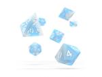 Oakie Doakie Dice RPG Set Glow In The Dark - Arctic (7) Oakie Doakie Dice