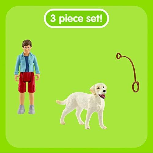 A passeggio con labrador retriever. Schleich (2542478) - 2