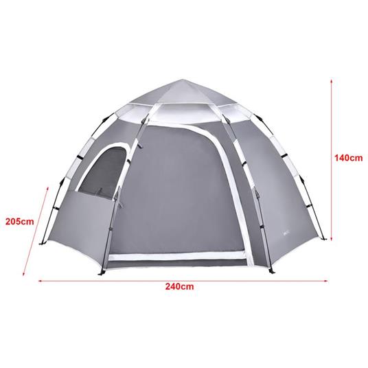 Tenda Pop Up da Campeggio per 2-3 Persone (Lu x La x A) 240 x