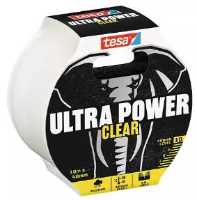 TESA Ultra Power Adatto per uso interno Adatto per uso esterno 10 m Polipropilene (PP) Trasparente