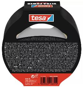 TESA Ultra Power Extreme Adatto per uso interno Adatto per uso esterno 10 m Feltro in PET, Gomma Nero - 2