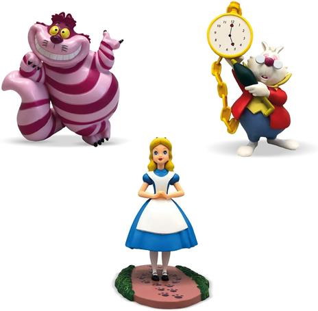 Bullyland 11400 - Statuetta di Walt Disney, Alice nel Paese delle Meraviglie, circa 10,4 cm di altezza, ideale come statuetta per torte, fedele ai dettagli, senza PVC, per bambini, per giochi creativi - 2