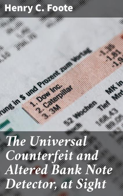 The Universal Counterfeit and Altered Bank Note Detector, at Sight