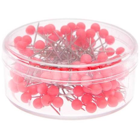 100 Spilli decorativi, rosa neon