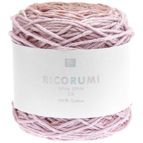 Pallone di cotone viola - ricorumi spin dk 50 GR - 2