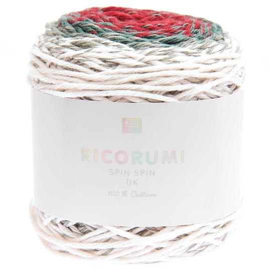 Gomitolo di cotone natalizio - ricorumi spin dk 50 GR - 2