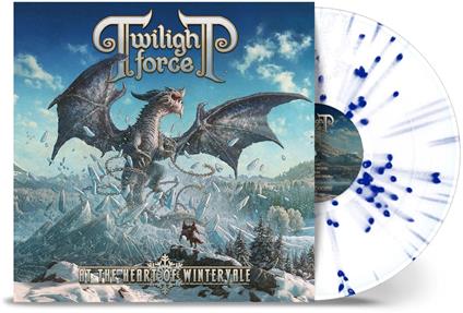 At the Heart of Wintervale (White-Blue Splatter Vinyl) - Vinile LP di Twilight Force