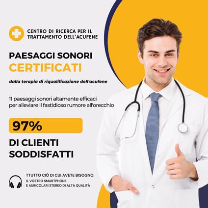 Paesaggi sonori certificati dalla terapia di riqualificazione dell'acufene